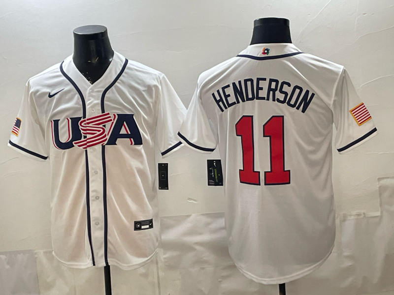 Men 2026 World cup white MLB Nike jersey 00105